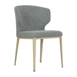 Thurston Fabric Dining Chair With Natural Wood Imprint Metal Base -Chair Funiture Shop 2 b3c3d154 d538 4055 99f0 8695d9007396