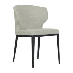 Thurston Fabric Dining Chair With Black Metal Base -Chair Funiture Shop 6
