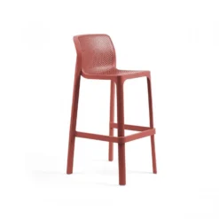 Nardi Net Outdoor Stool - Indoor / Outdoor Stool -Chair Funiture Shop BitBarStool Corallo