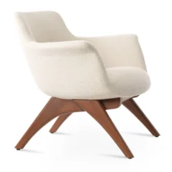 Bottega X Wood Lounge Chair -Chair Funiture Shop BottegaX OffWhite C