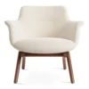 Bottega X Wood Lounge Chair -Chair Funiture Shop BottegaX OffWhite D