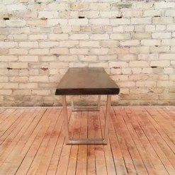 Heritage Maple Live Edge Benches - 15" X 50" -Chair Funiture Shop Davis Live Edge Maple Side