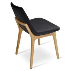 Eiffel Wood Dining Chair -Chair Funiture Shop Eiffel BlackPPM NaturalAsh