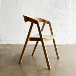 Guru Dining Chair - Wood Seat -Chair Funiture Shop Guru Natural WoodSeat A