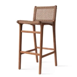 Paramus Teak Bar Stool - Indoor / Outdoor Stool