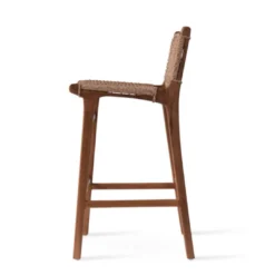 Paramus Teak Bar Stool - Indoor / Outdoor Stool -Chair Funiture Shop ParamusBarstool D