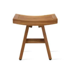 Porto Teak Shower Bench - Indoor / Outdoor Bench -Chair Funiture Shop PortoShowerBench E