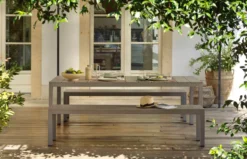 Nardi Rio Bench Aluminum - Outdoor Bench -Chair Funiture Shop RioBench C