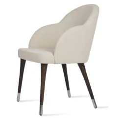 Alice Armchair -Chair Funiture Shop alice armchair off white boucle angled