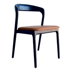 Amare Dining Chair -Chair Funiture Shop amare dining chair black cognac