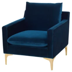 Anders Occasional Chair -Chair Funiture Shop anders occassional chair blue gold