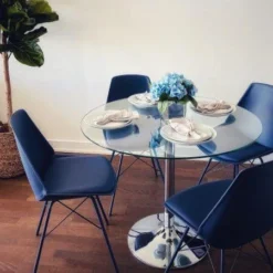 Angel Dining Chair -Chair Funiture Shop angel chair navy lifestyle 1