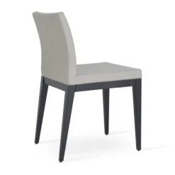 Aria Wood Dining Chair -Chair Funiture Shop aria light grey side