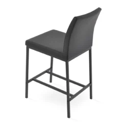 Aria Metal Stool -Chair Funiture Shop aria metal stool black black back