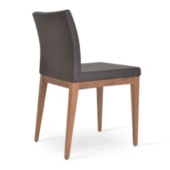 Aria Wood Dining Chair -Chair Funiture Shop aria wood dining table brown american walnut