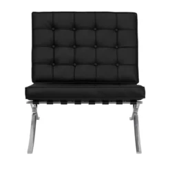 Barcelona Lounge Chair -Chair Funiture Shop barcelona lounge black front