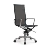 High Back Mesh Office Chair -Chair Funiture Shop black high back mesh office chair diagonal view 1 3820135f fe4e 4f12 87c7 6ea71999fa99