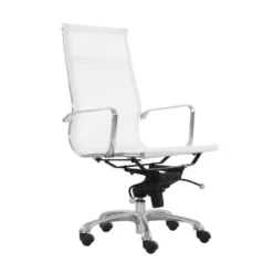 Chair Funiture Shop -Chair Funiture Shop black high back mesh office chair white angled