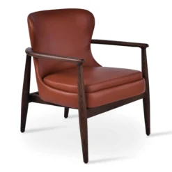 Bonaldo Lounge Chair -Chair Funiture Shop bonaldo lounge chair cinnamon angled