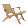 Calava Teak Lounge Armchair - Indoor / Outdoor Chair -Chair Funiture Shop calava lounge armchair angled