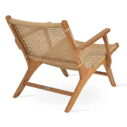 Calava Teak Lounge Armchair - Indoor / Outdoor Chair -Chair Funiture Shop calava lounge armchair back