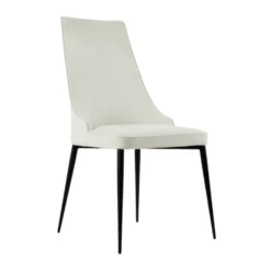 Chelsey Fabric Dining Chair -Chair Funiture Shop chelsey dining chair linen angled