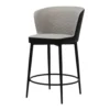 Constance Counter Stool 2 Constance Counter Stool -Chair Funiture Shop constance counter stool taupe faux shagreen angled