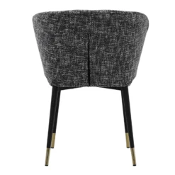 Constance Dining Chair -Chair Funiture Shop constance dining chair black white fabric back