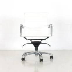 Crane Low Back Office Chair -Chair Funiture Shop crane low back office chair white