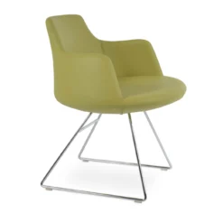 Dervish Wire Dining Chair 23 Dervish Wire Dining Chair -Chair Funiture Shop dervish wire dining chair green leatherette chrome base