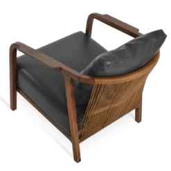 Drops Lounge Chair -Chair Funiture Shop drops lounge chair grey antharice top