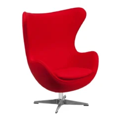 Egg Occasional Chair -Chair Funiture Shop egg lounge chair red