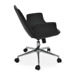 Eiffel Arm Office Chair -Chair Funiture Shop eiffel arm office chair black