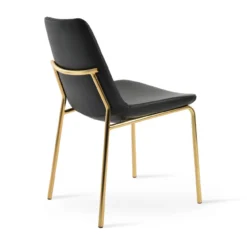 Eiffel Harris Dining Chair -Chair Funiture Shop eiffel harris dining chair black ppm gold base side
