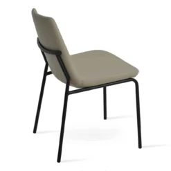 Eiffel Harris Dining Chair -Chair Funiture Shop eiffel harris dining chair bone ppm black base side