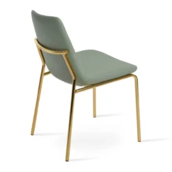 Eiffel Harris Dining Chair -Chair Funiture Shop eiffel harris dining chair mint ppm gold base side