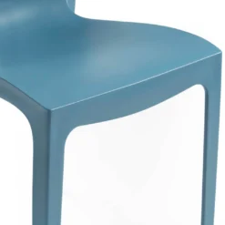 Emma Outdoor Dining Chair -Chair Funiture Shop emma outdoor dining chair light blue close up