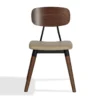 Esedra Upholstered Seat Dining Chair -Chair Funiture Shop esedra dining chair wheat upolstered seat