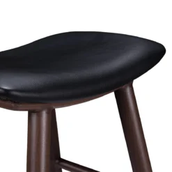 Finn Counter Stool -Chair Funiture Shop finn stool black walnut close up
