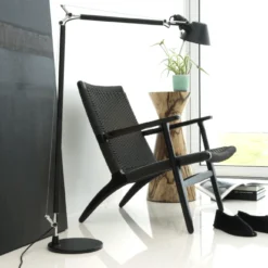 Fritz Lounge Chair -Chair Funiture Shop fritz lounge chair lifestyle black