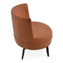Hilton Swivel Lounge Chair -Chair Funiture Shop hilton lounge chair caramel top