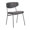 Ingrid Dining Chair -Chair Funiture Shop ingrid dining chair grey angled
