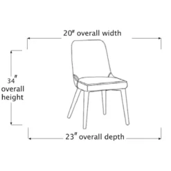 Jazmin Dining Chair -Chair Funiture Shop jazmin dining chair dimensions