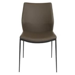 Kika Dining Chair -Chair Funiture Shop kika dining chair grey leatherette