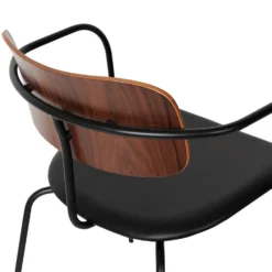 Academy Arm Chair -Chair Funiture Shop loredo arm chair black close up