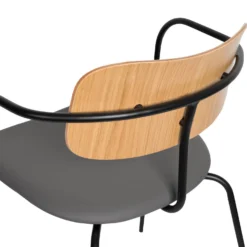 Academy Arm Chair -Chair Funiture Shop loredo arm chair grey close up