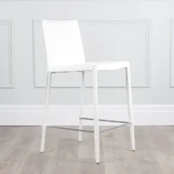 Mackenzie Counter Stool - Floor Model -Chair Funiture Shop mackenzie counter stool white angled 5e17dd1d d8c0 45e5 ae58 8fbf87dfbad4