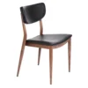 Maverick Dining Chair -Chair Funiture Shop maverick dining chair black angled