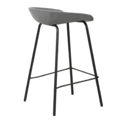 Mitch Counter Stool 22 Mitch Counter Stool -Chair Funiture Shop mitch counter stool back light grey fabric