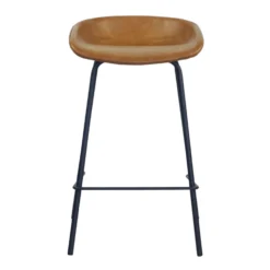 Mitch Counter Stool 24 Mitch Counter Stool -Chair Funiture Shop mitch counter stool front tan leatherette